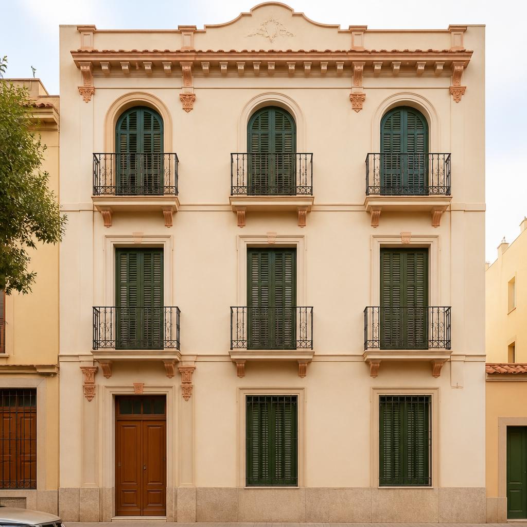 Fachada histórica rehabilitada
